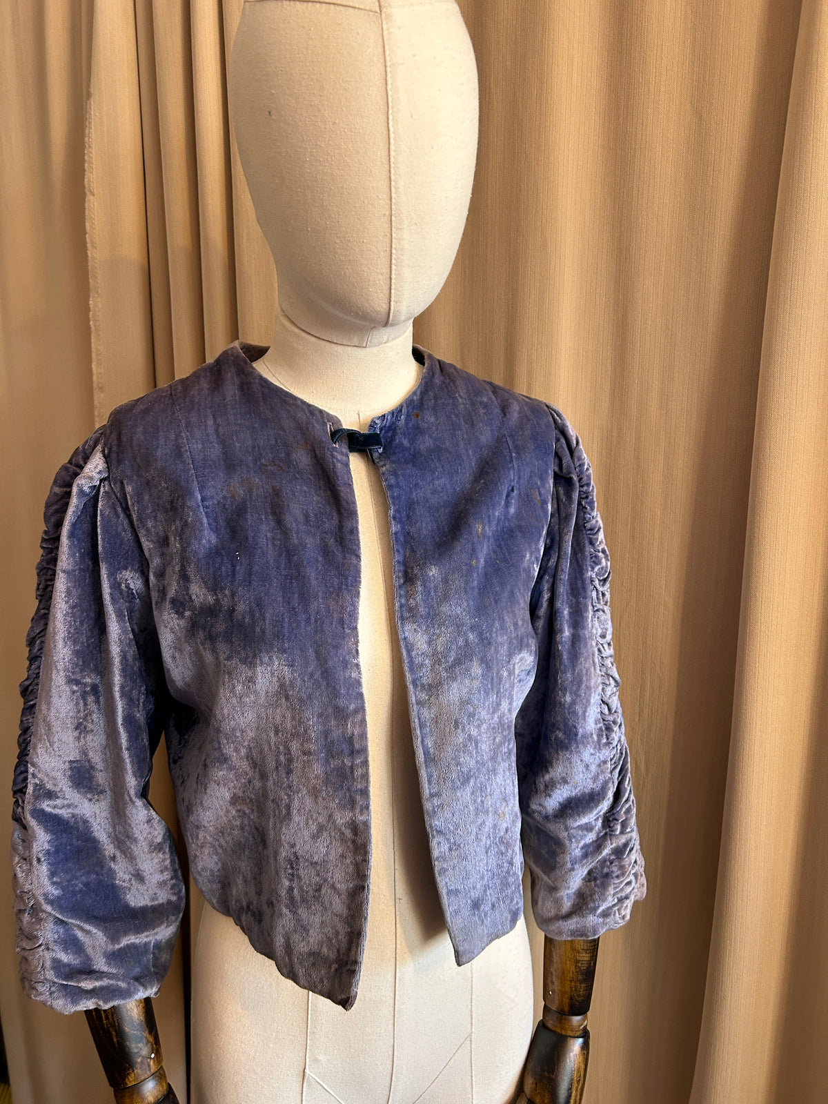 Sky Blue Velvet Jacket