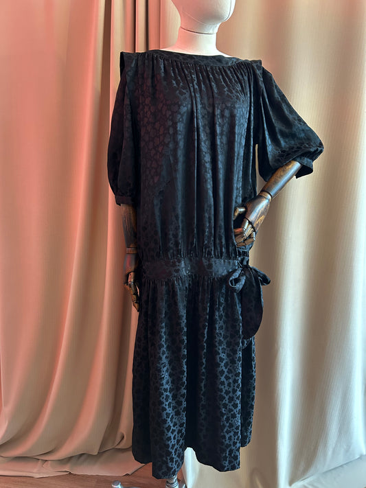 Silk Fenwick Drop Waist Dress