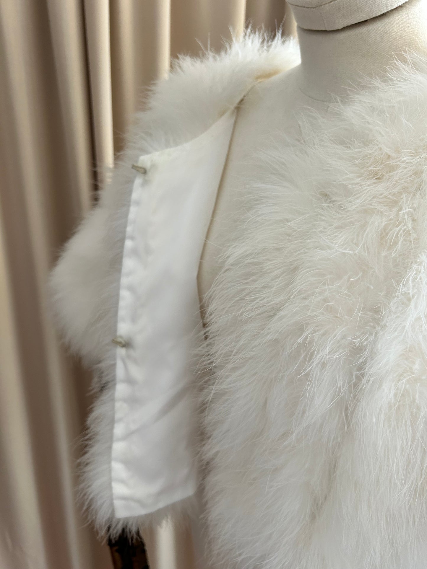 Ann Green Ostrich Feather Jacket