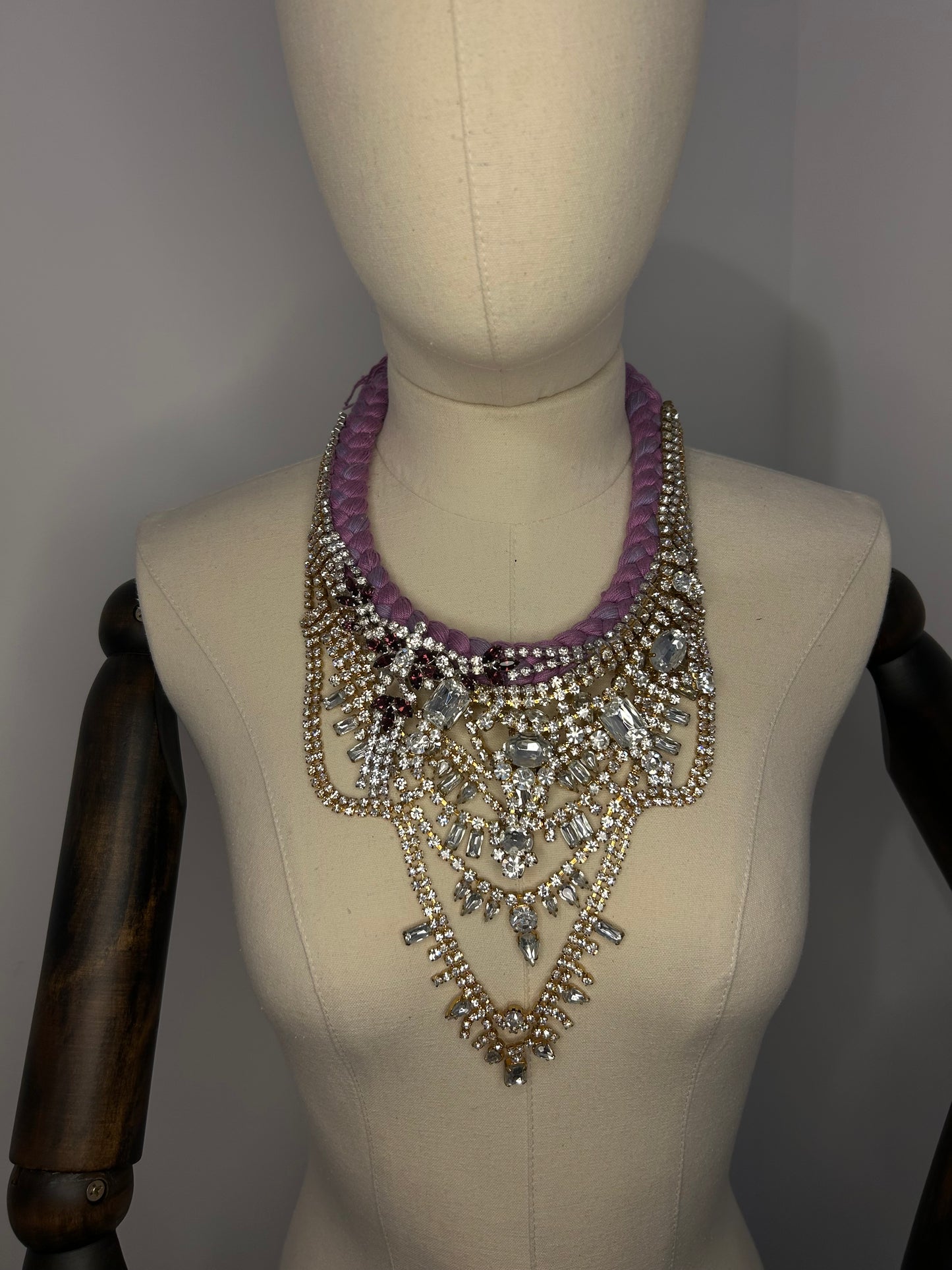 Statement Rhinestone Necklace
