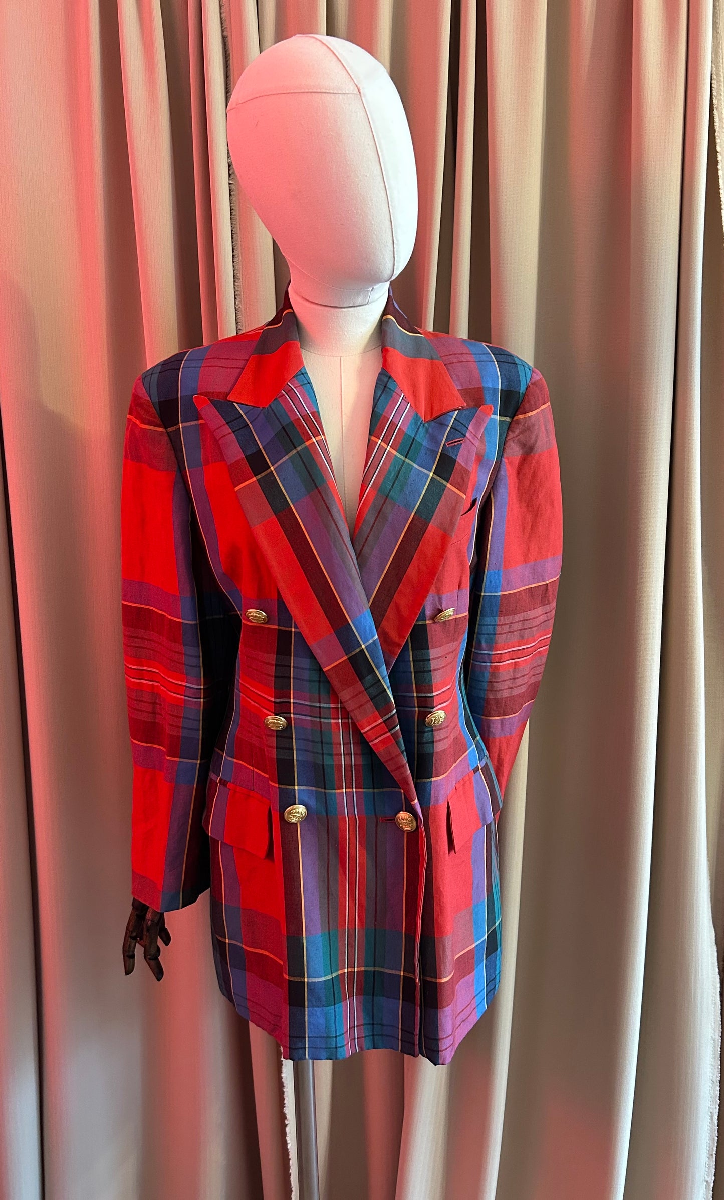 Ralph Lauren Tartan Blazer