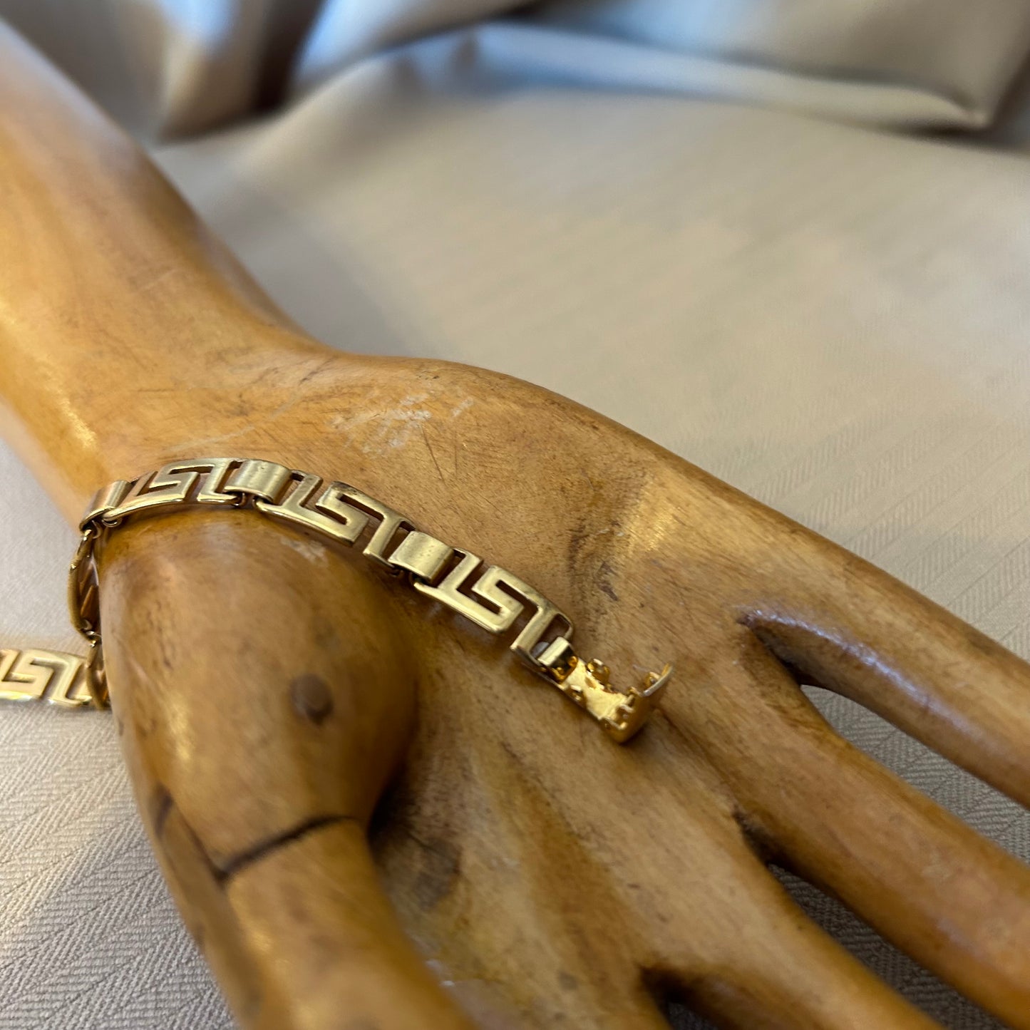 Greek Key Link Bracelet