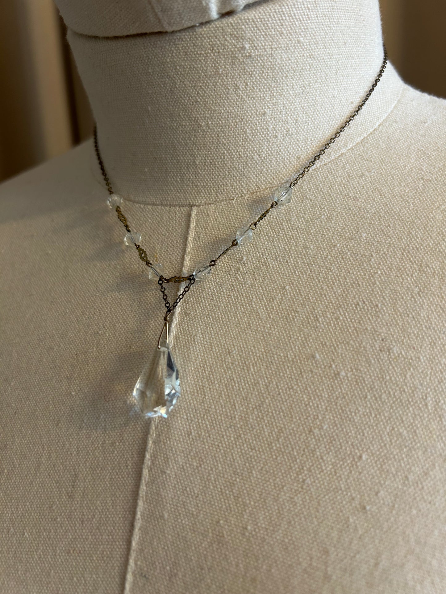 Glass Drop Necklace