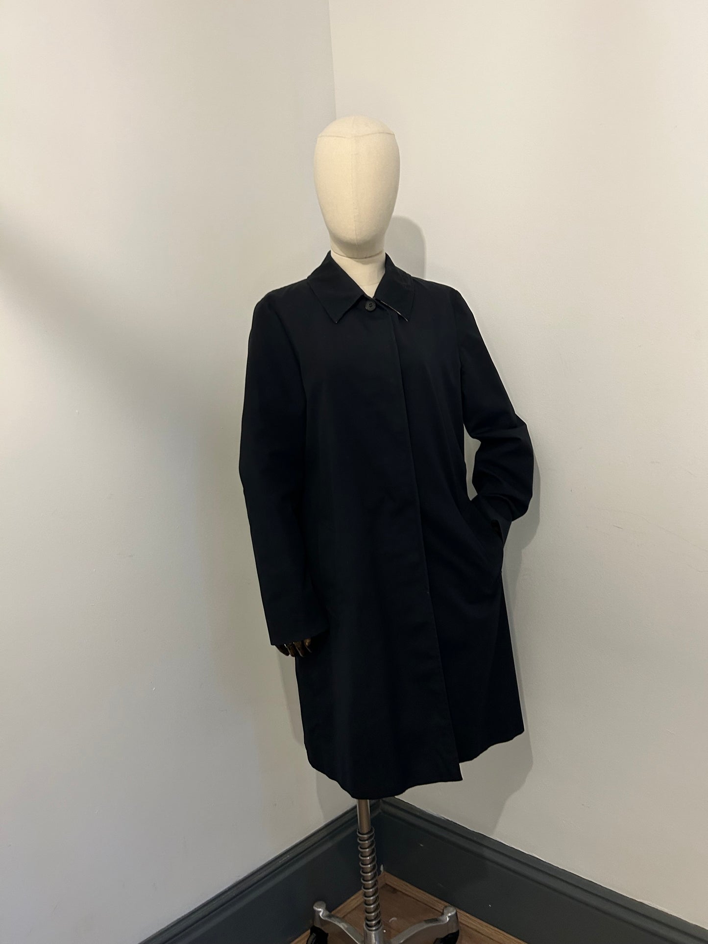 Black Aquascutum Trench
