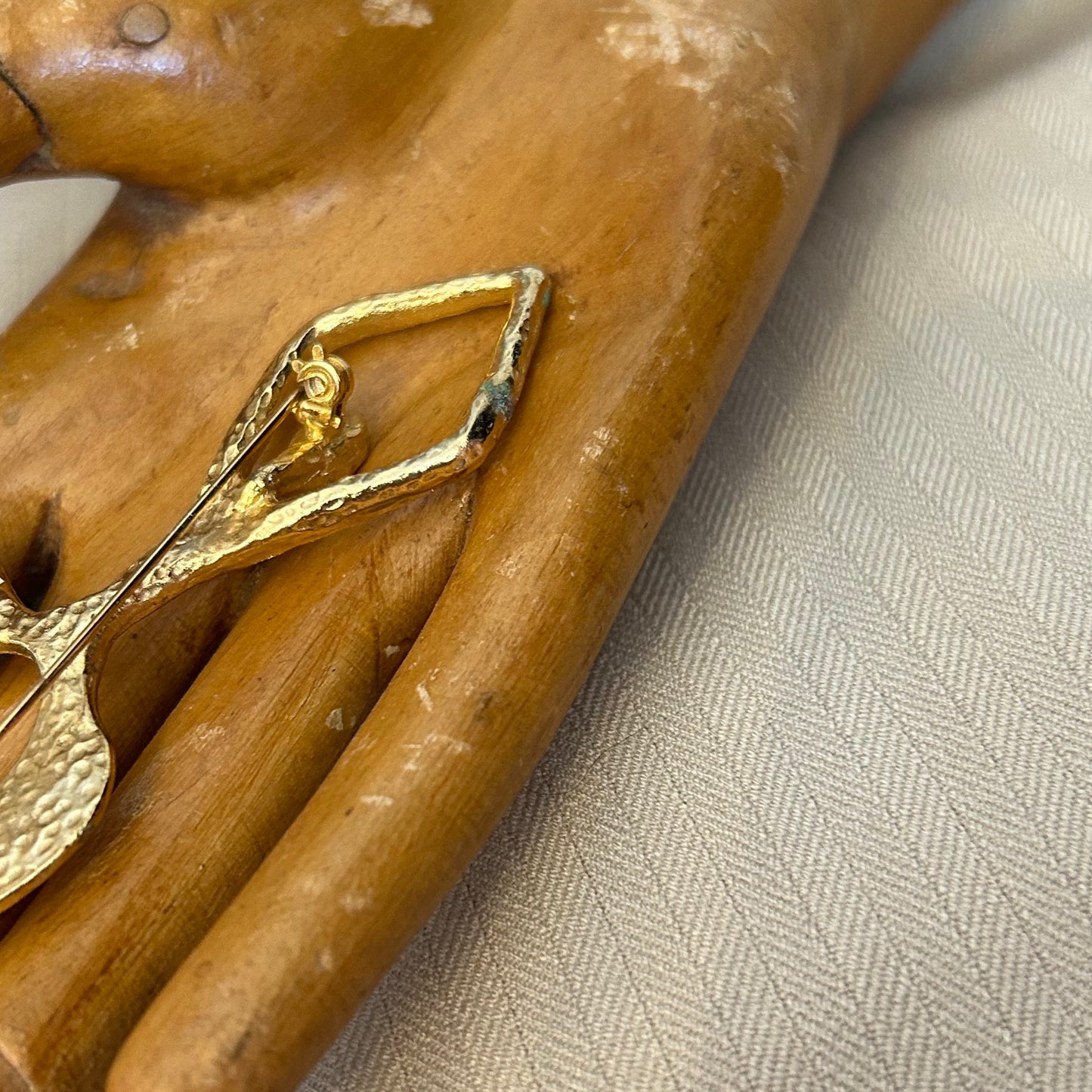 Modernist Human Brooch