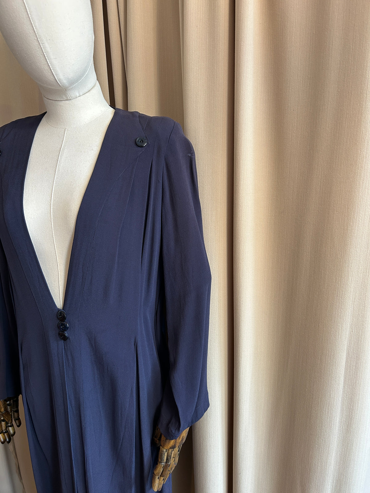 Midnight Crepe Jacket