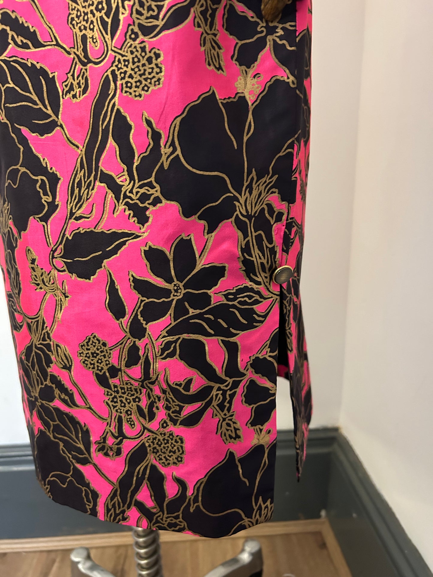 Hot Pink Floral Two Piece