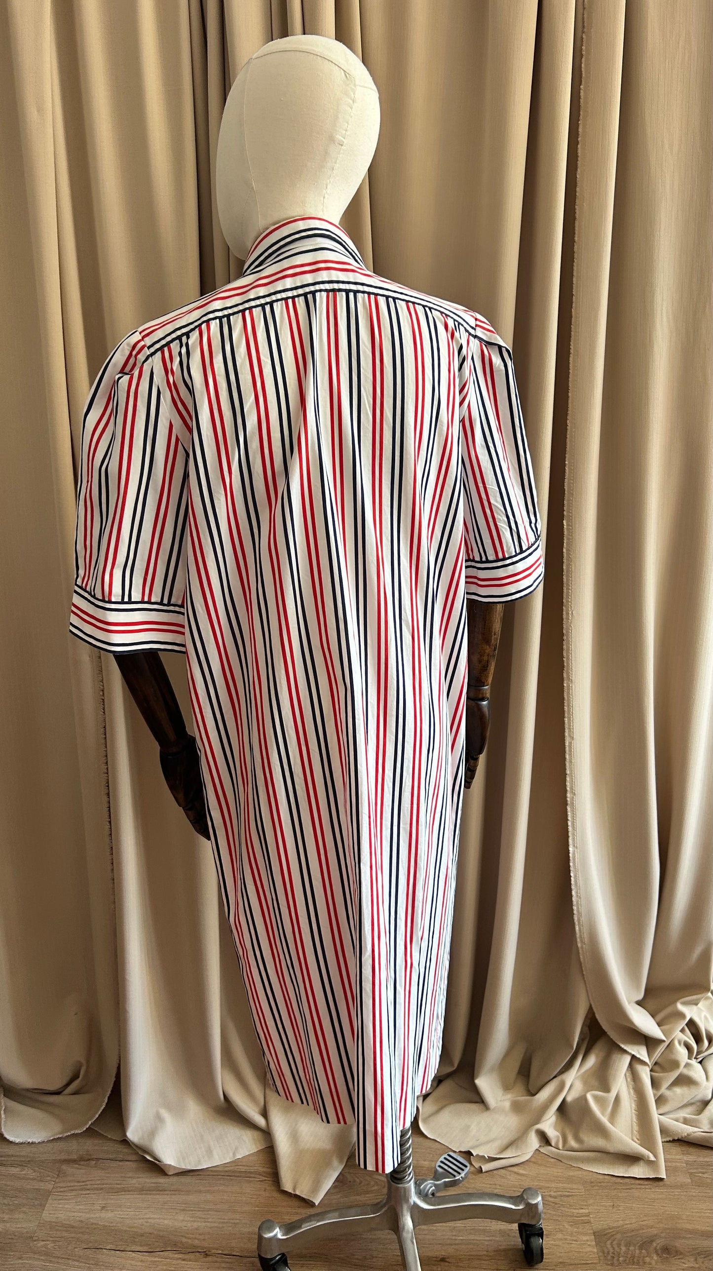 Celine Striped Shirtdress