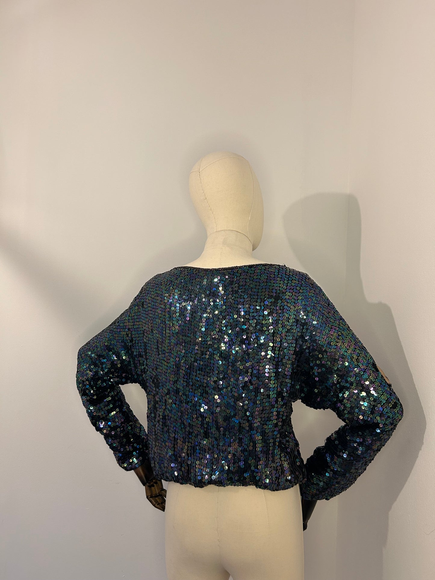 Sequin top with gold