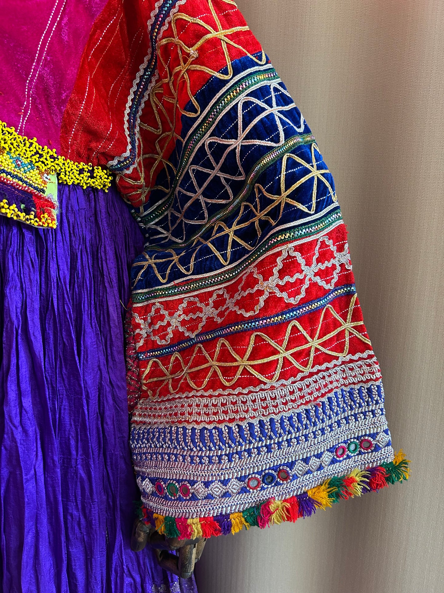 Antique Embroidered Kuchi Dress