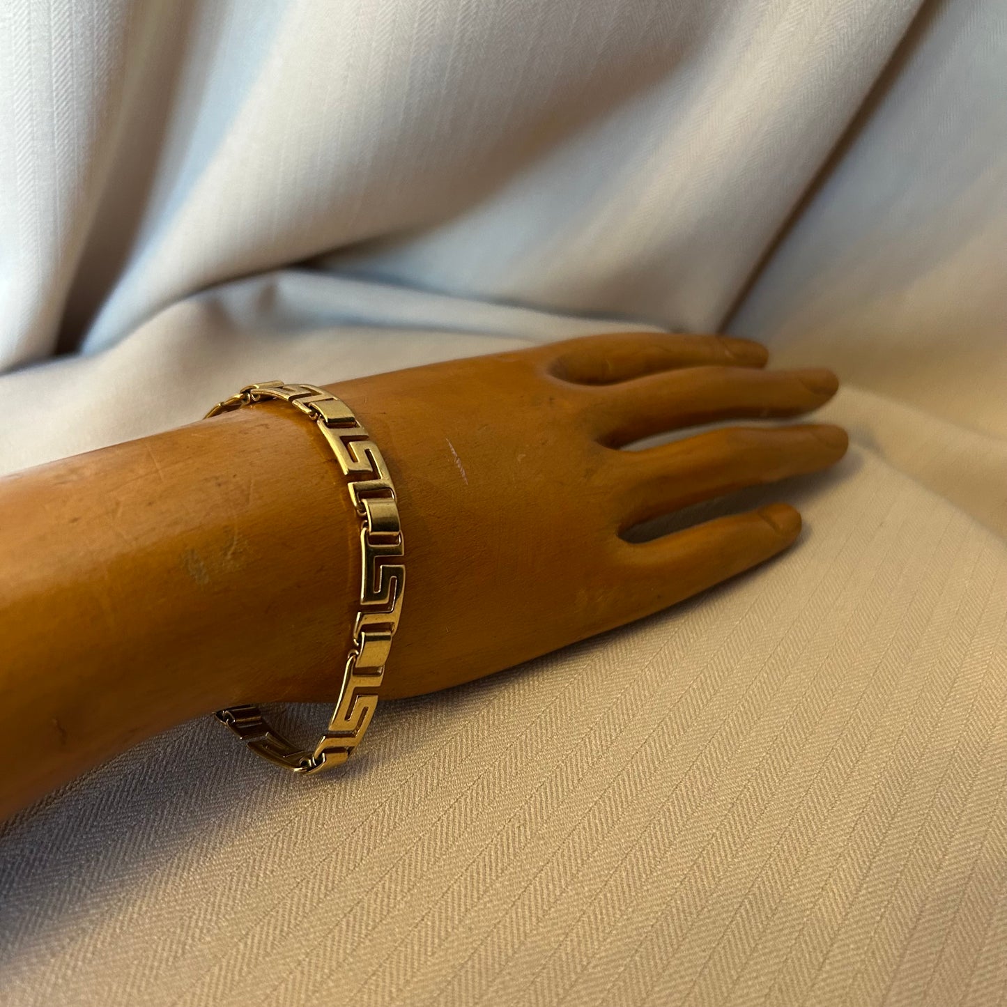 Greek Key Link Bracelet