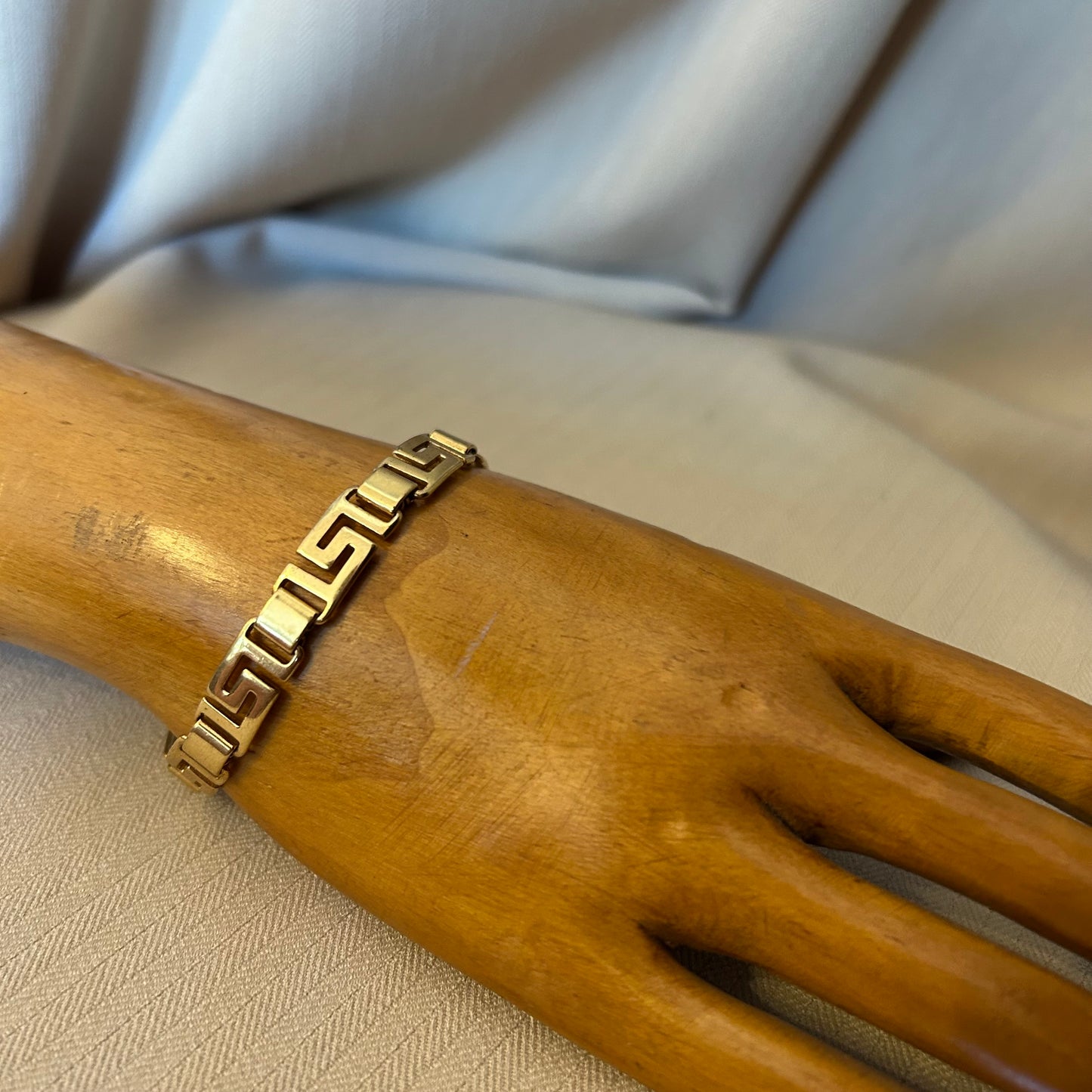 Greek Key Link Bracelet