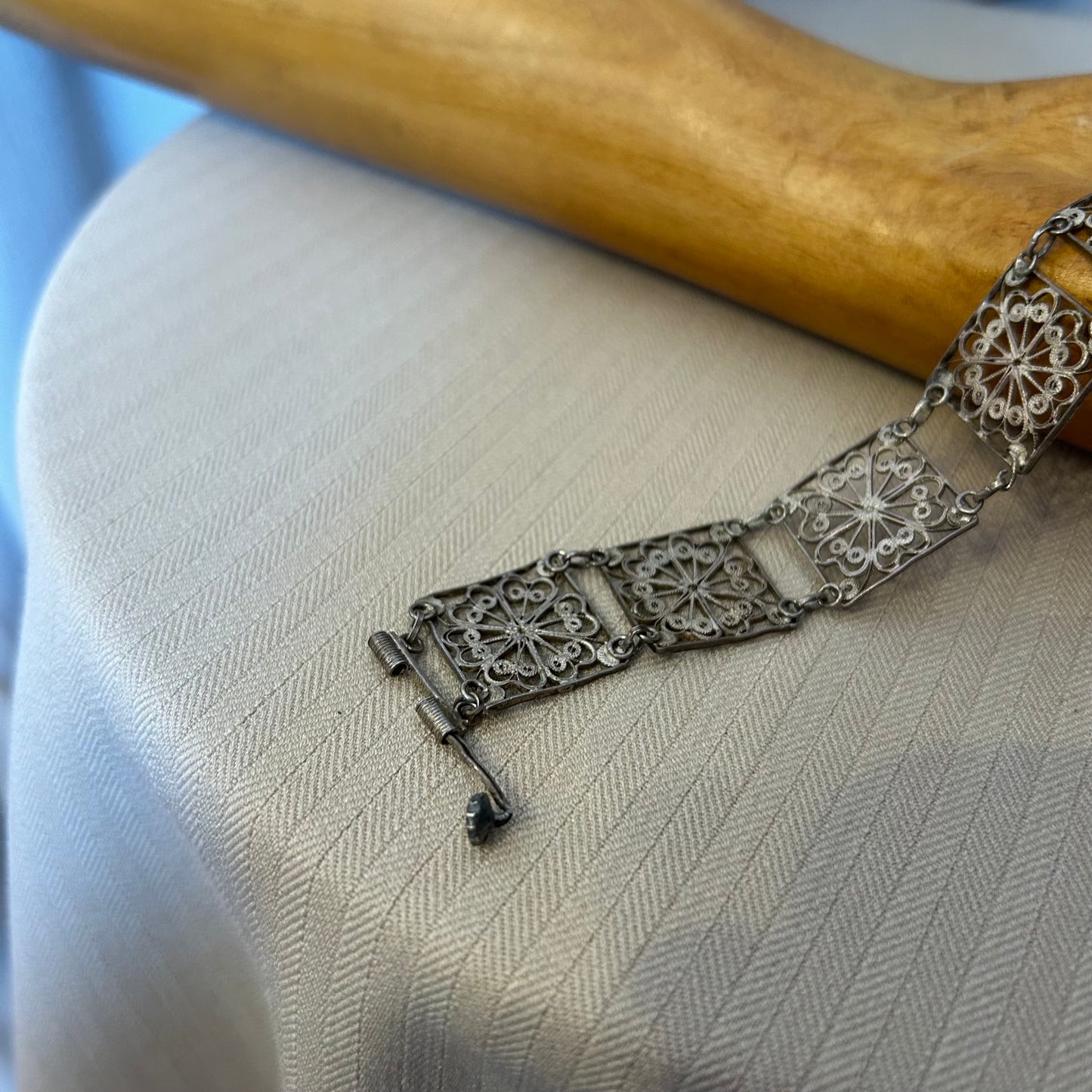 Silver Filigree Bracelet