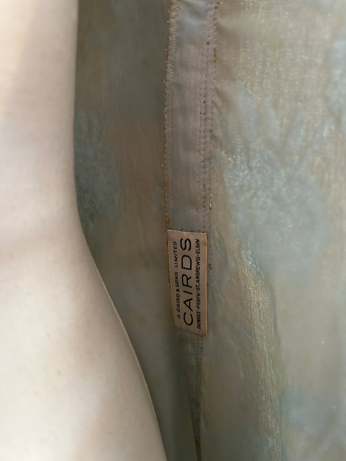 Seafoam Lurex Gown