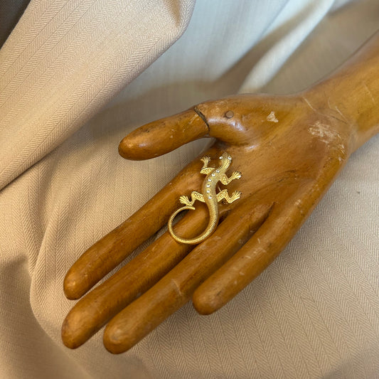 Lizard Brooch