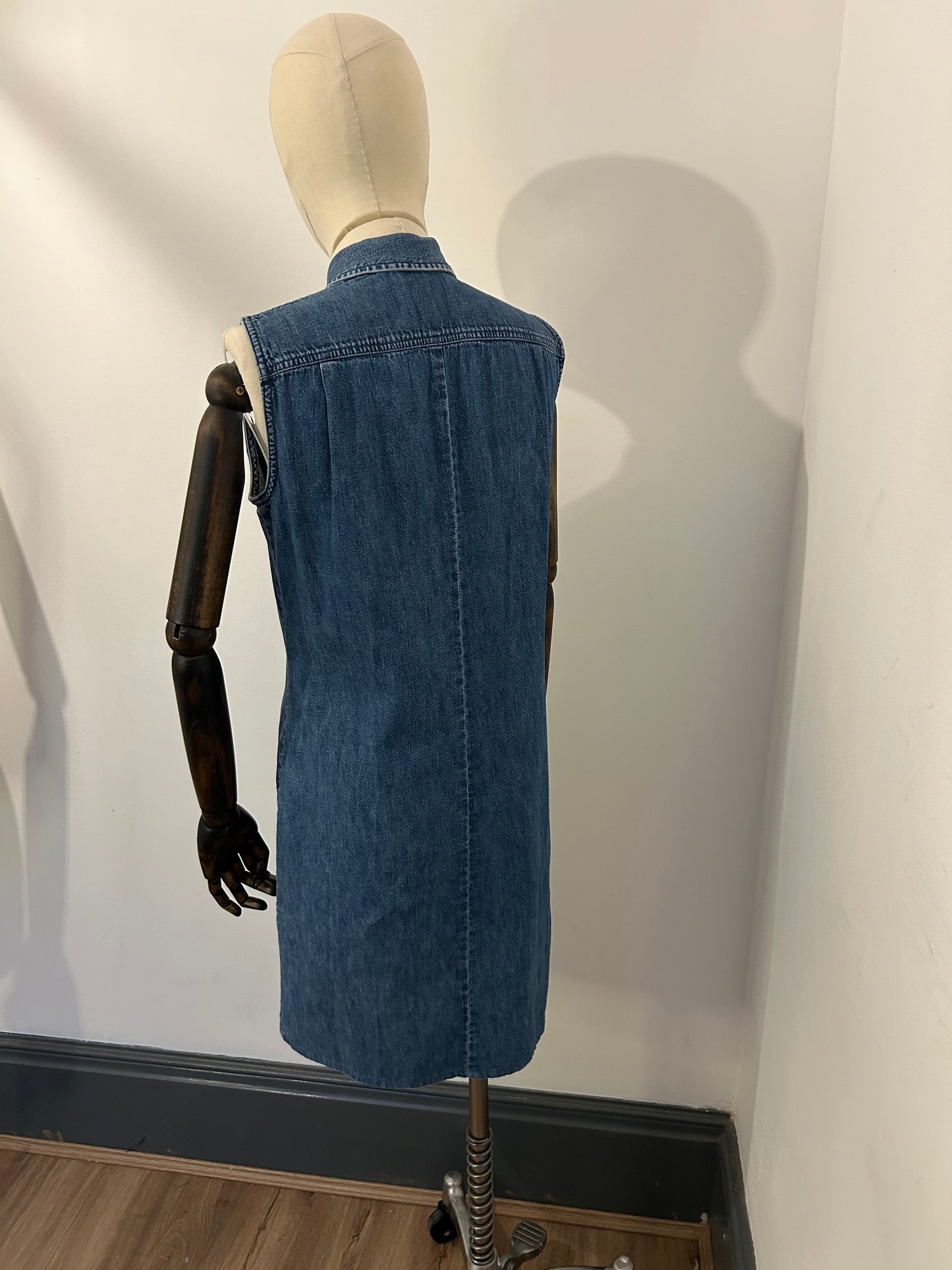 Sleeveless Denim Dress