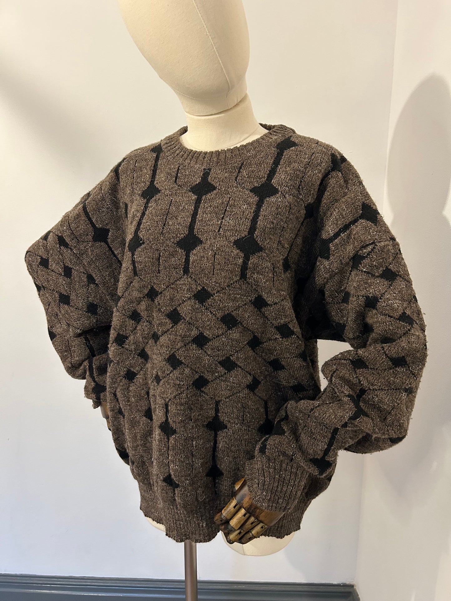 Chocolate Brown Knit Jumper