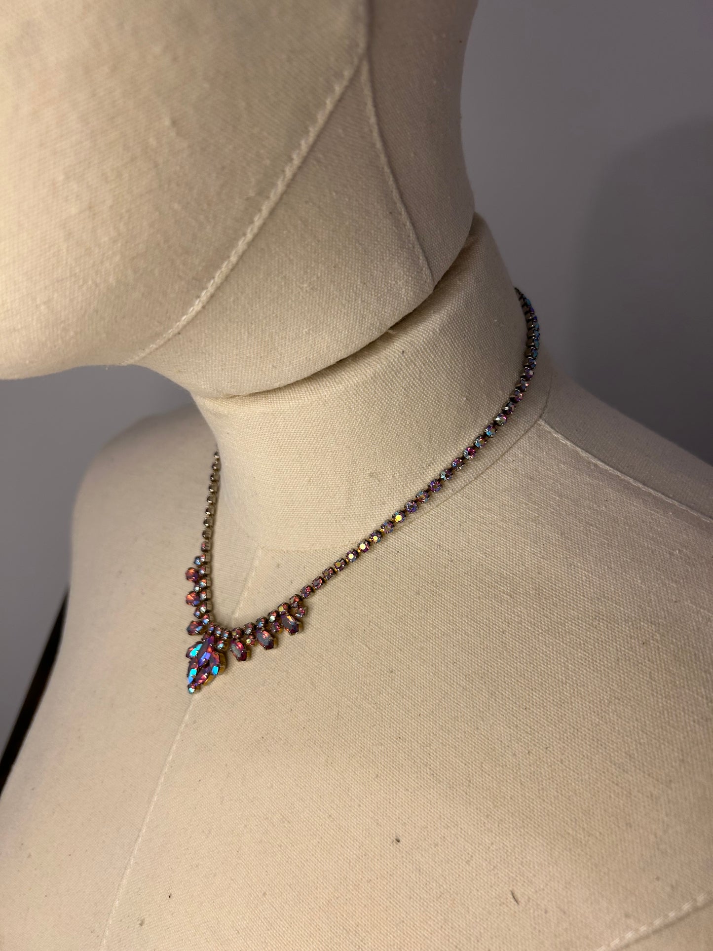 Pink Diamanté Necklace