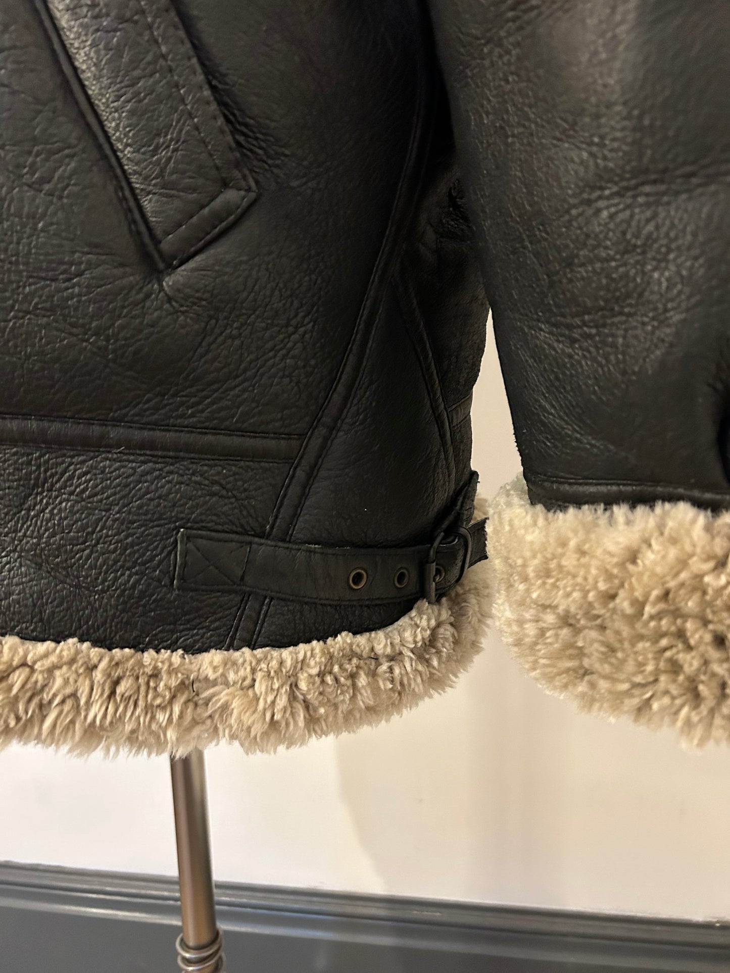 Black Sheepskin Jacket