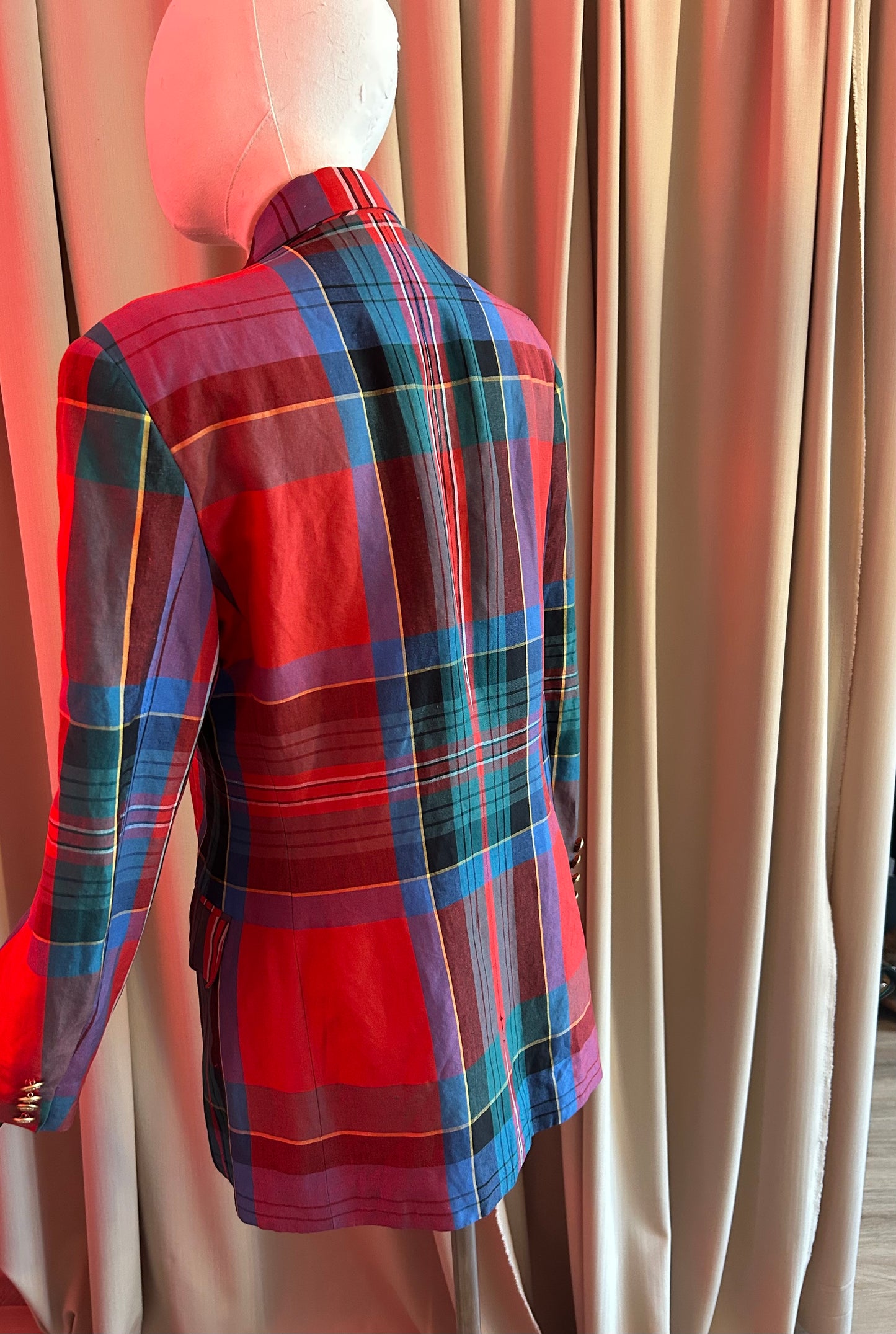 Ralph Lauren Tartan Blazer