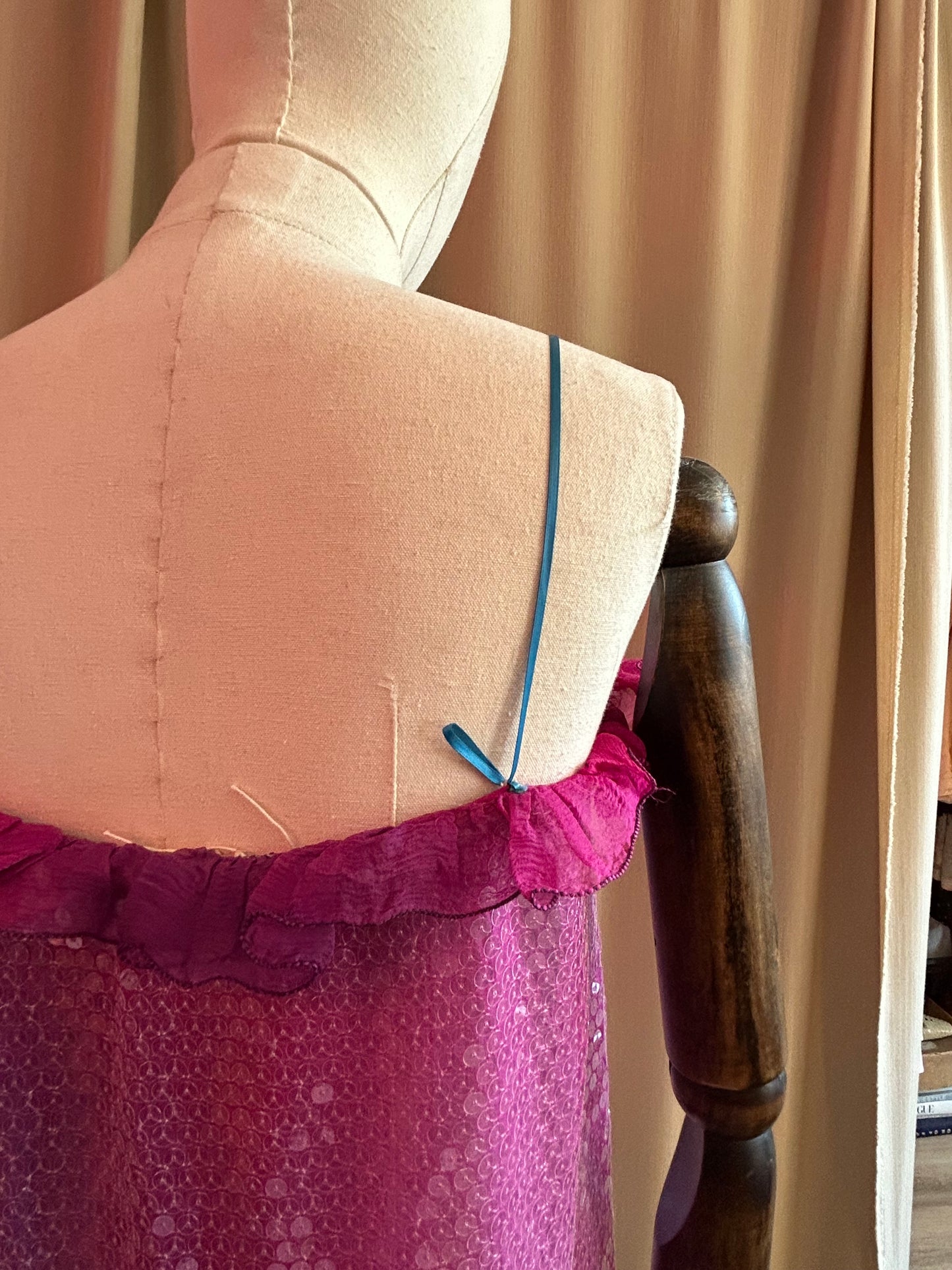 Silk Sequin Dress