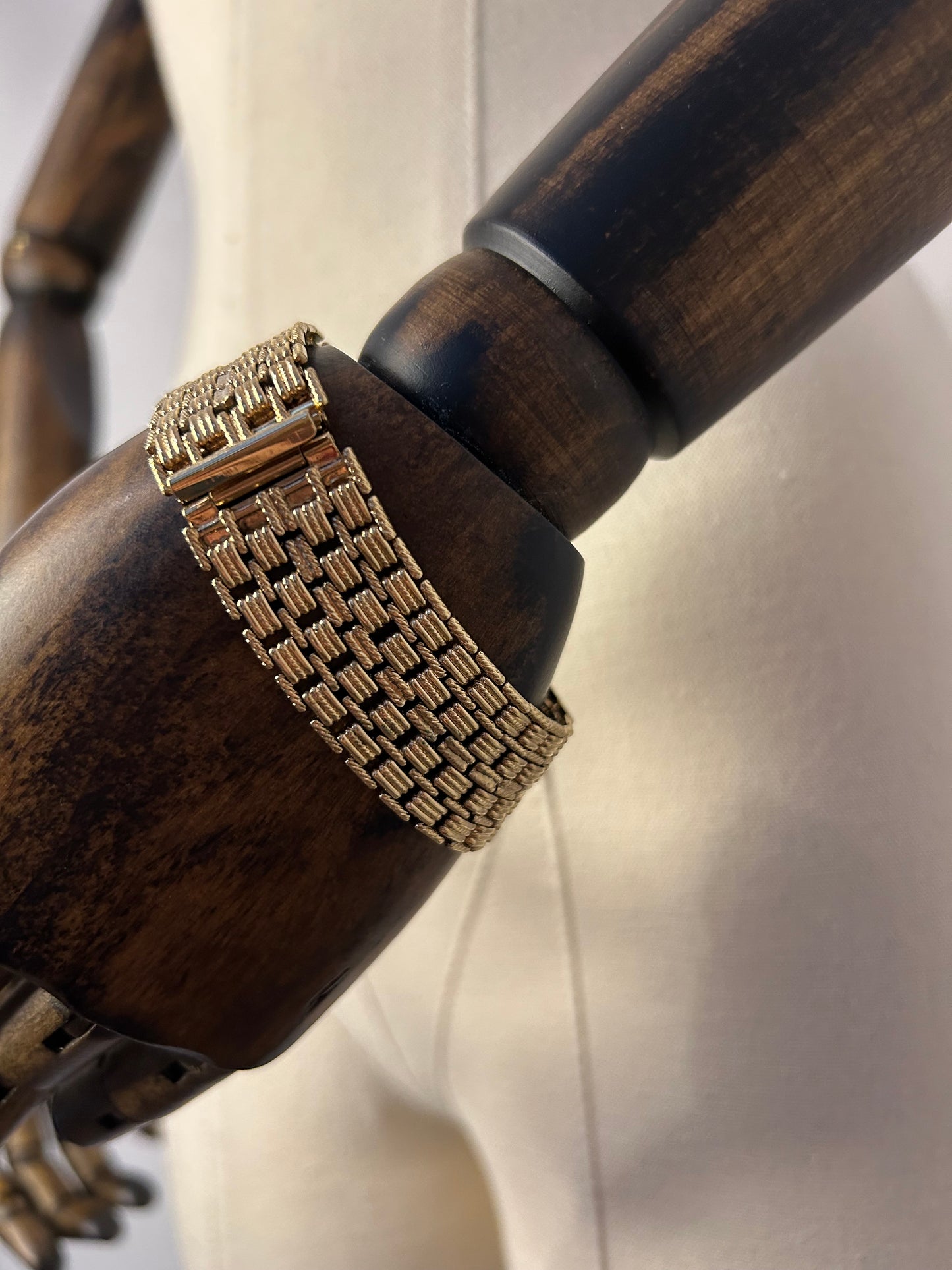 Statement Gold Tone Chain Link Bracelet