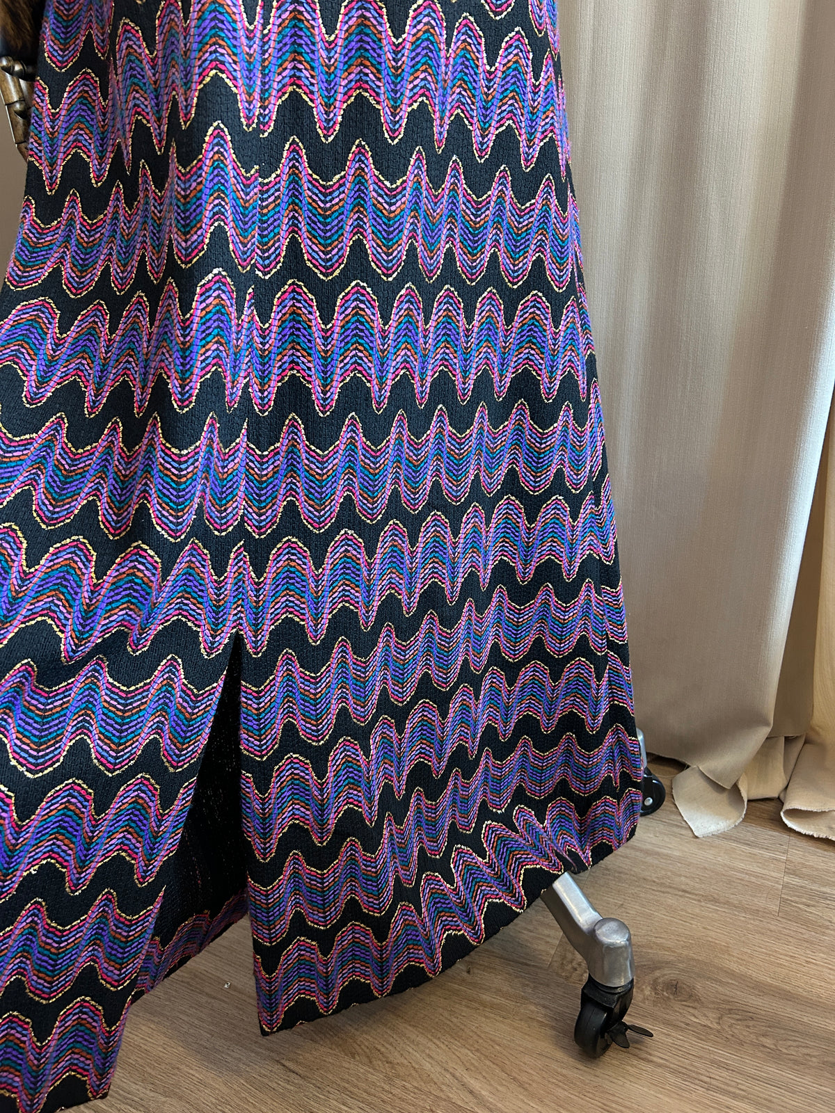 70s Woven Maxi Skirt