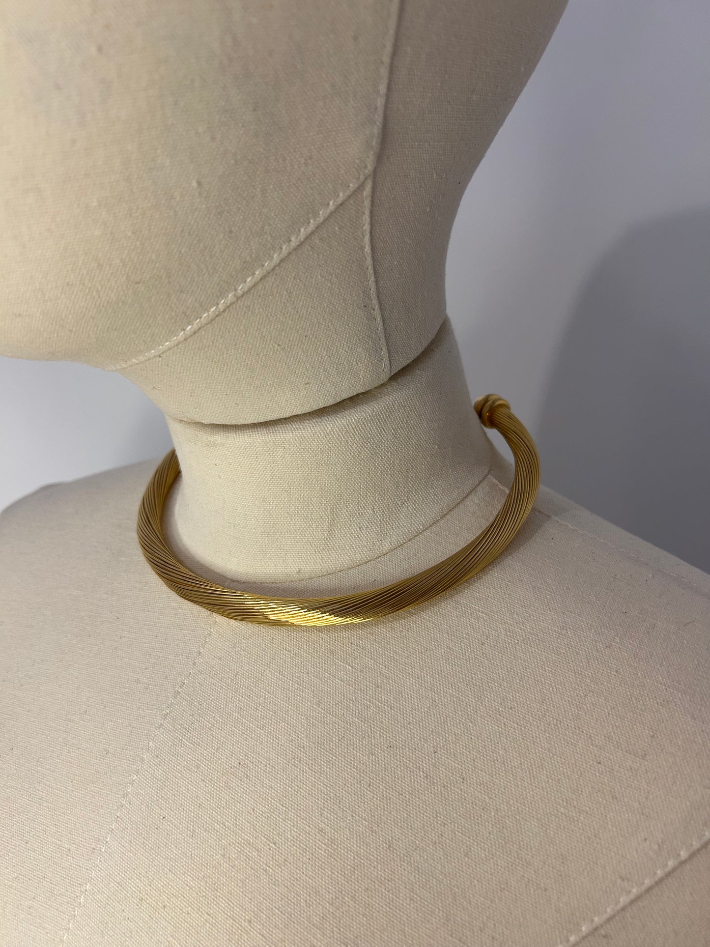 Gold Tone Choker