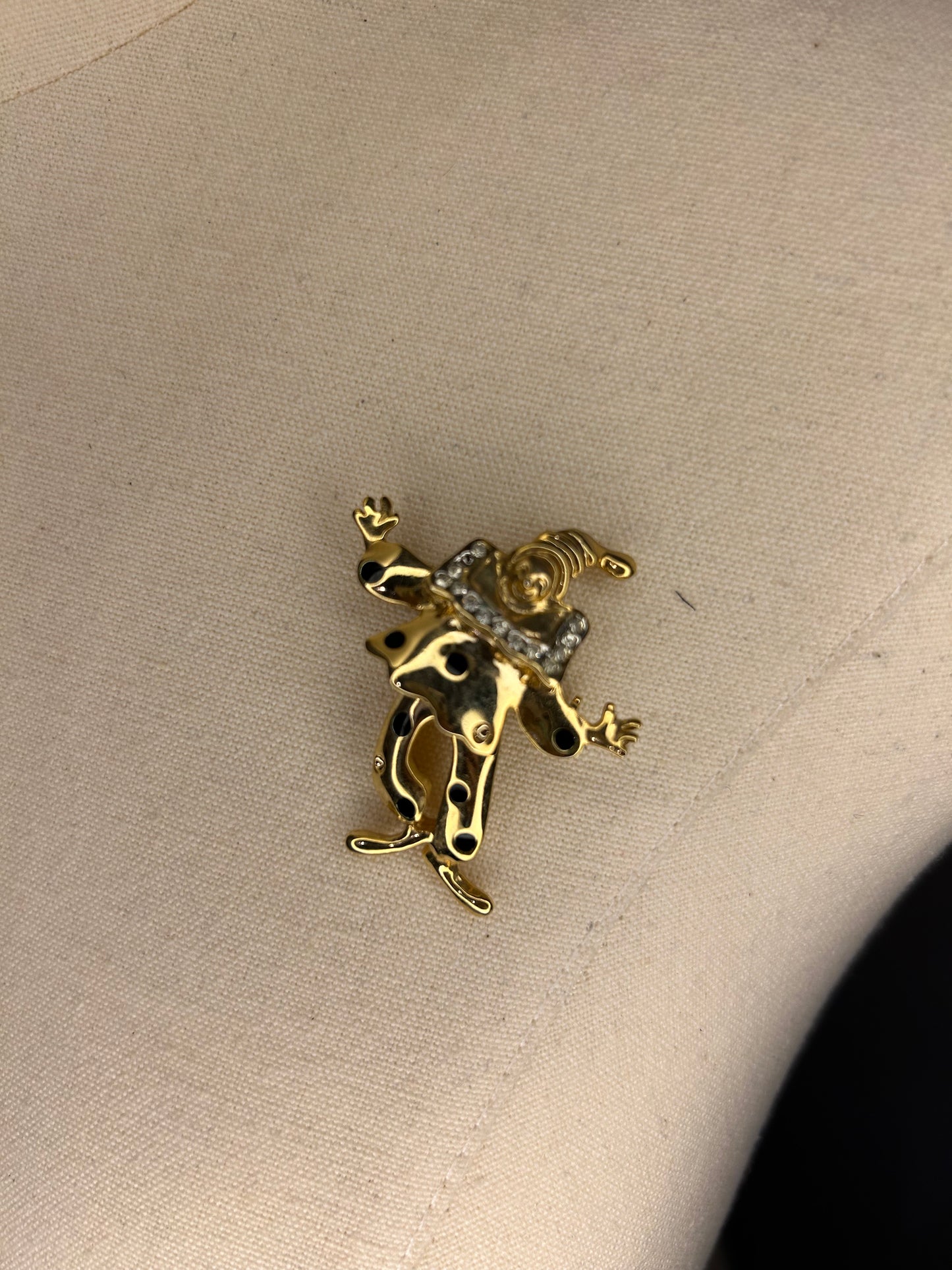 Articulated Clown Brooch