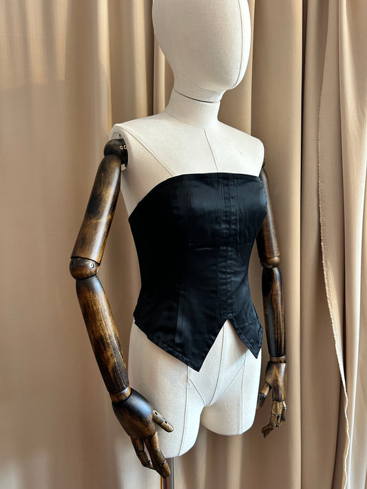 YSL Satin Corset