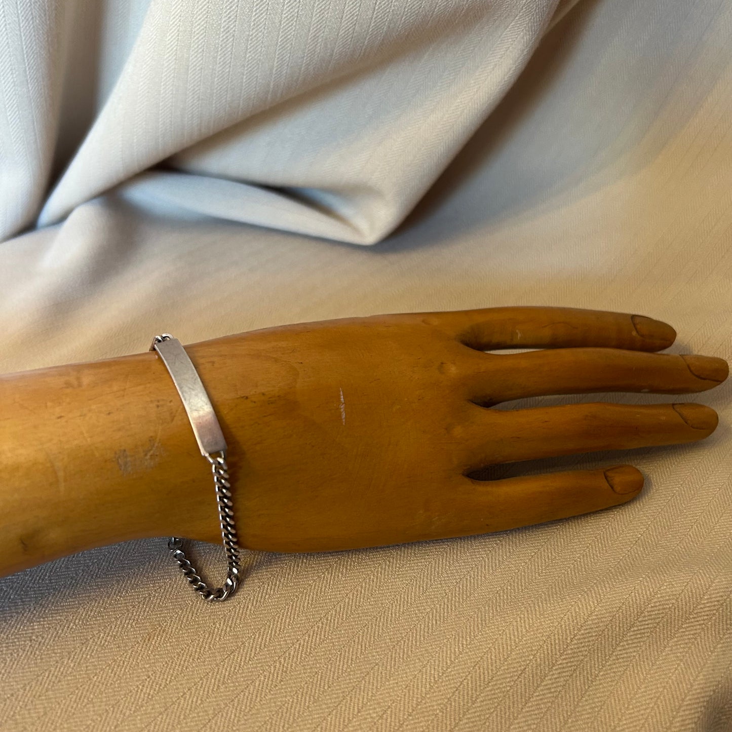 Sterling Silver Chunky ID Bracelet