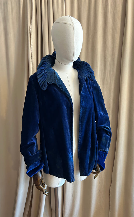 Distressed Velvet Jacket