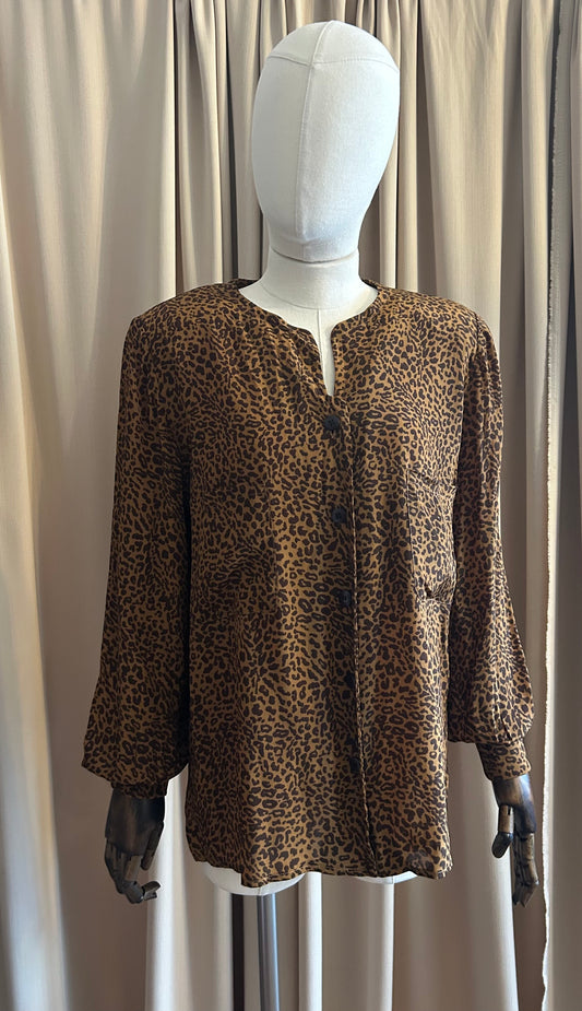 Leopard Valentino Blouse