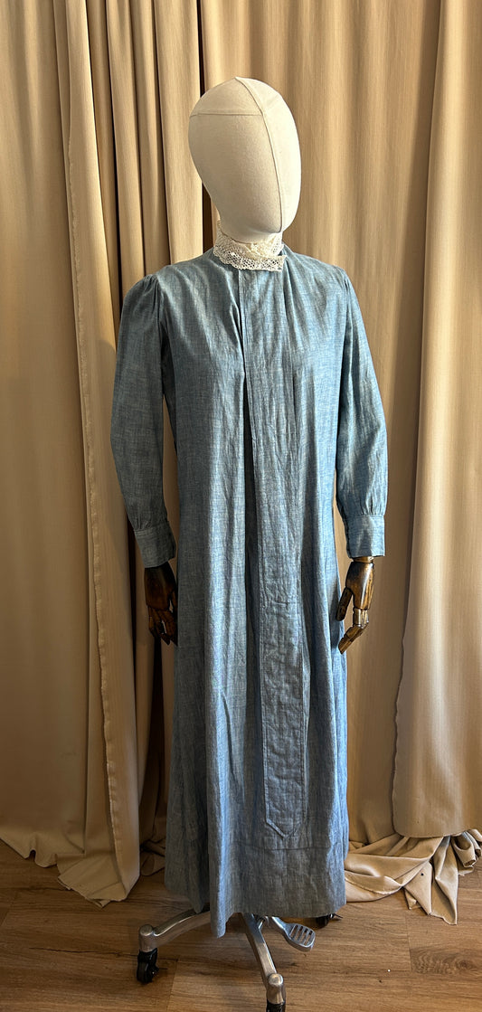 Antique Blue Cotton Dress