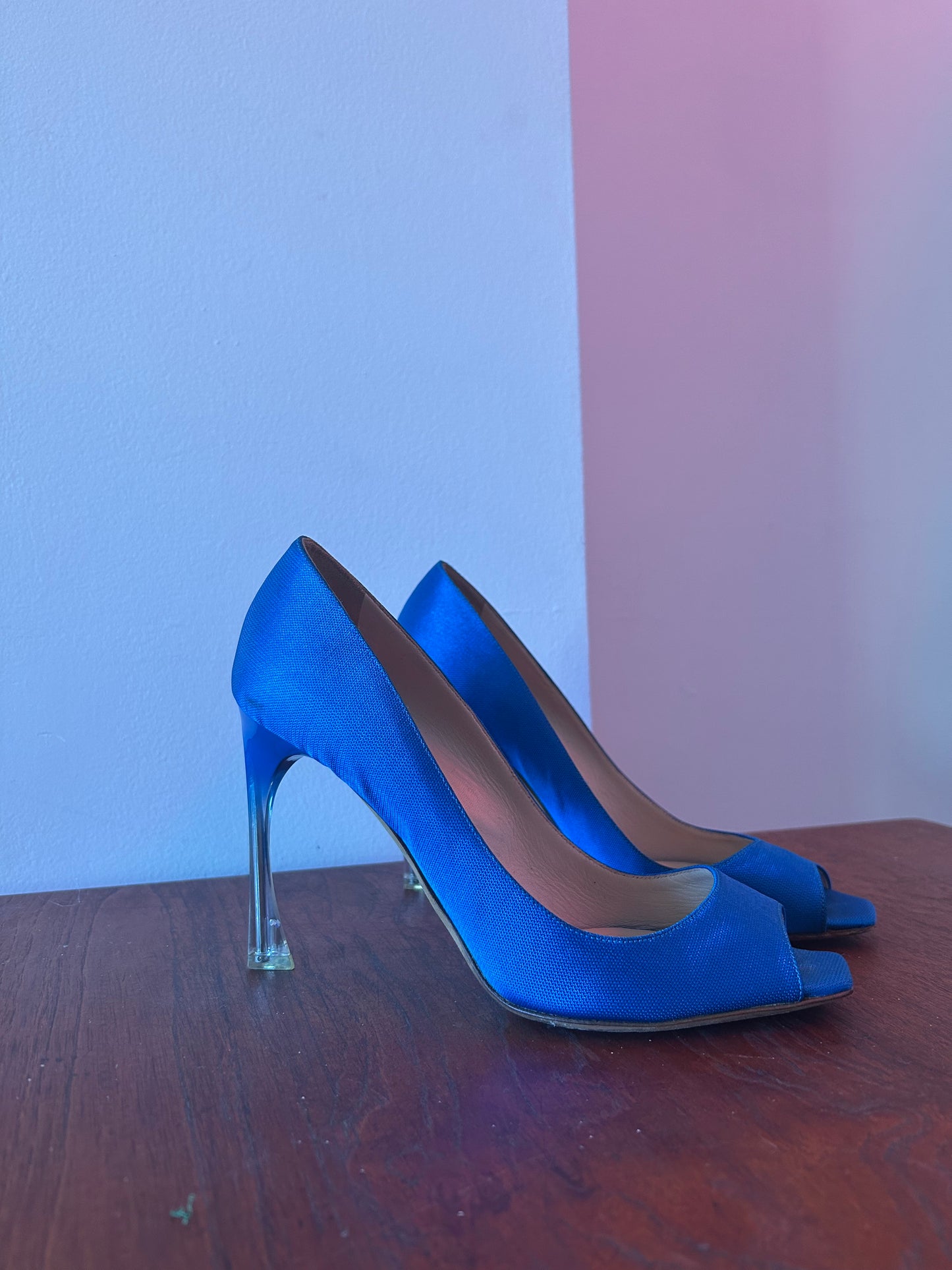 Dior by Raf Simons Electric Blue Heels