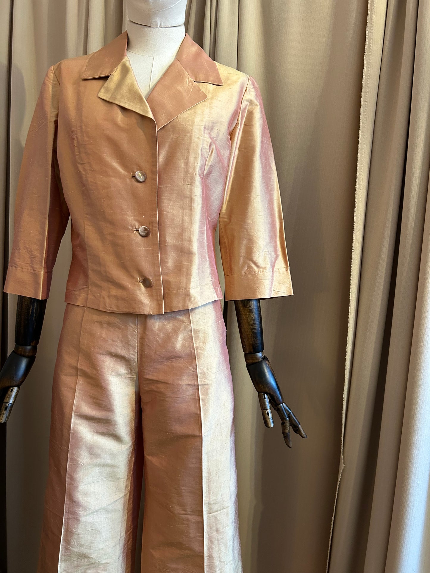 Golden Thai Silk Suit