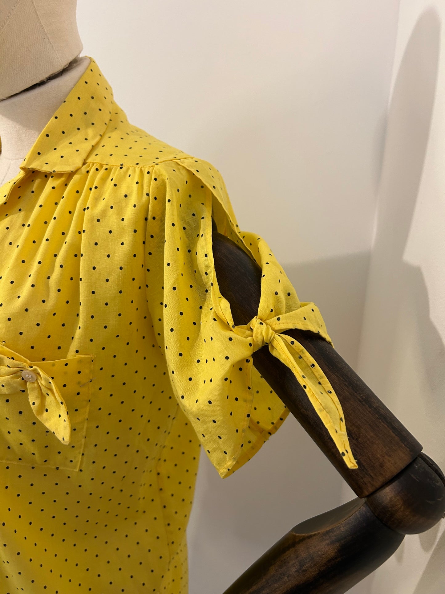 Yellow Polka Dot Blouse
