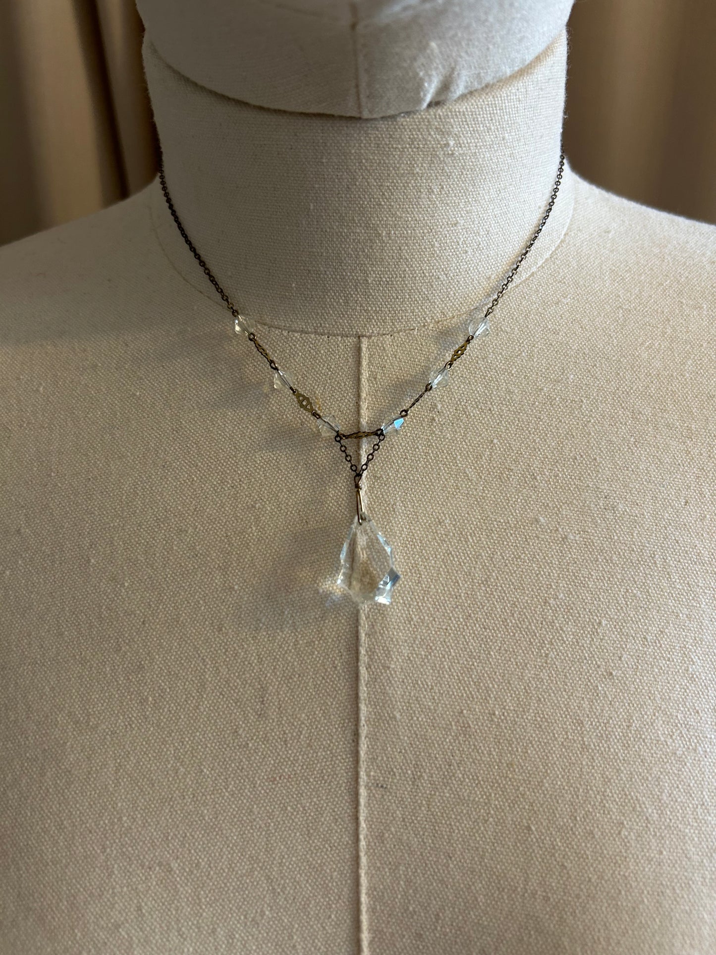 Glass Drop Necklace