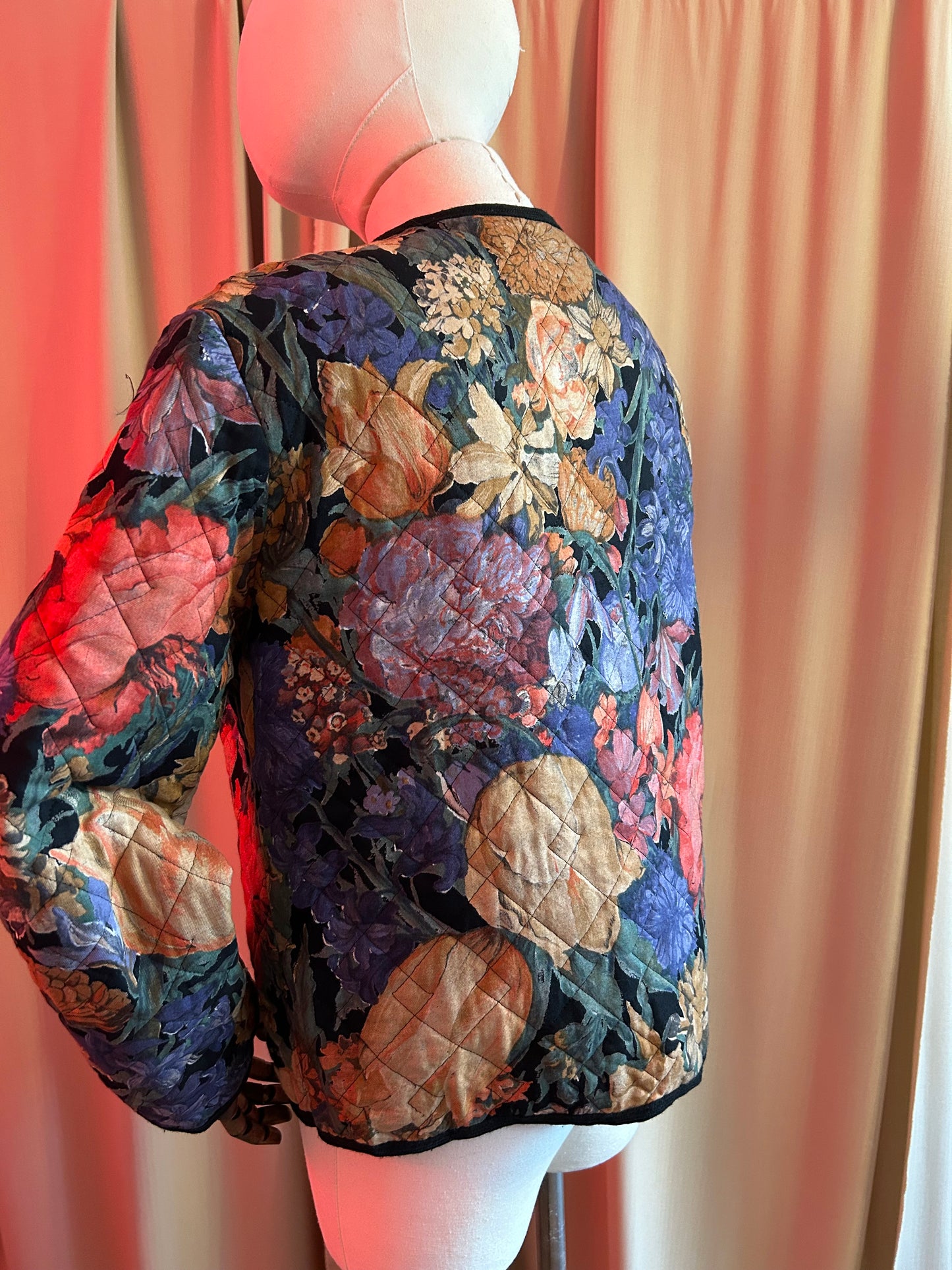 Quilted Floral Jacket