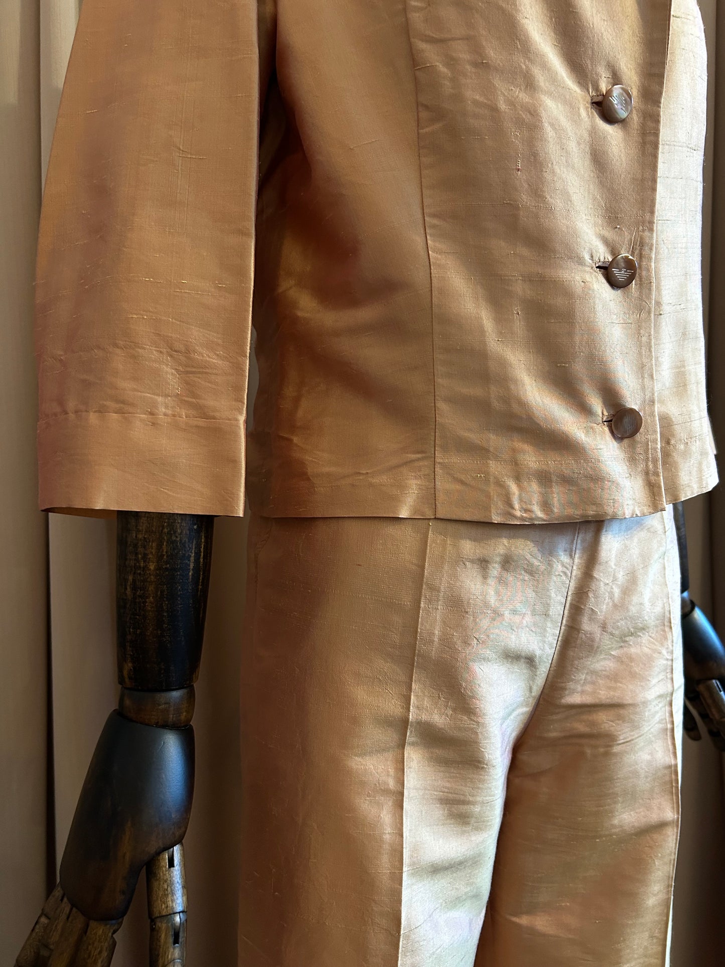 Golden Thai Silk Suit