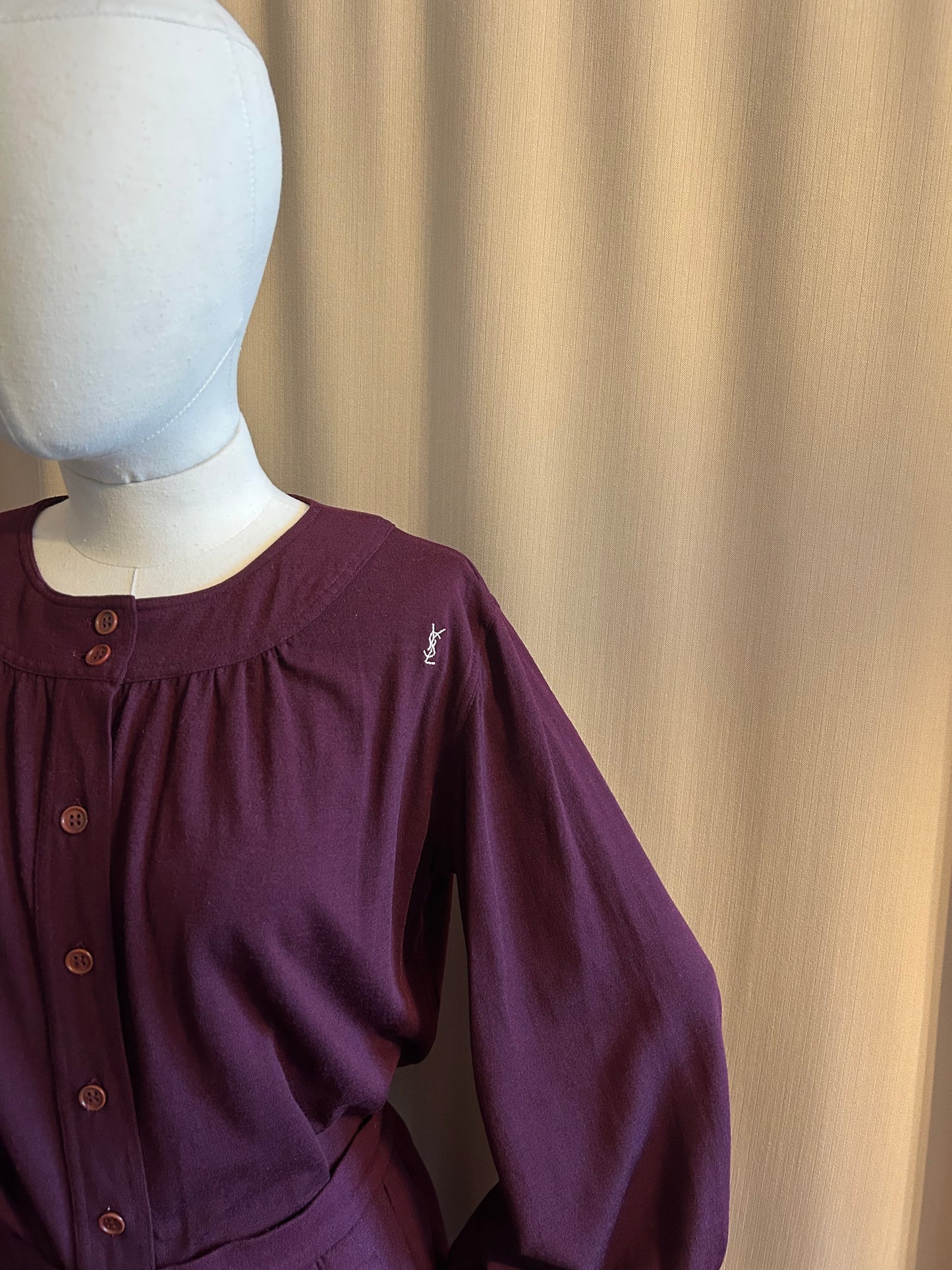 YSL Burgundy Two Piece