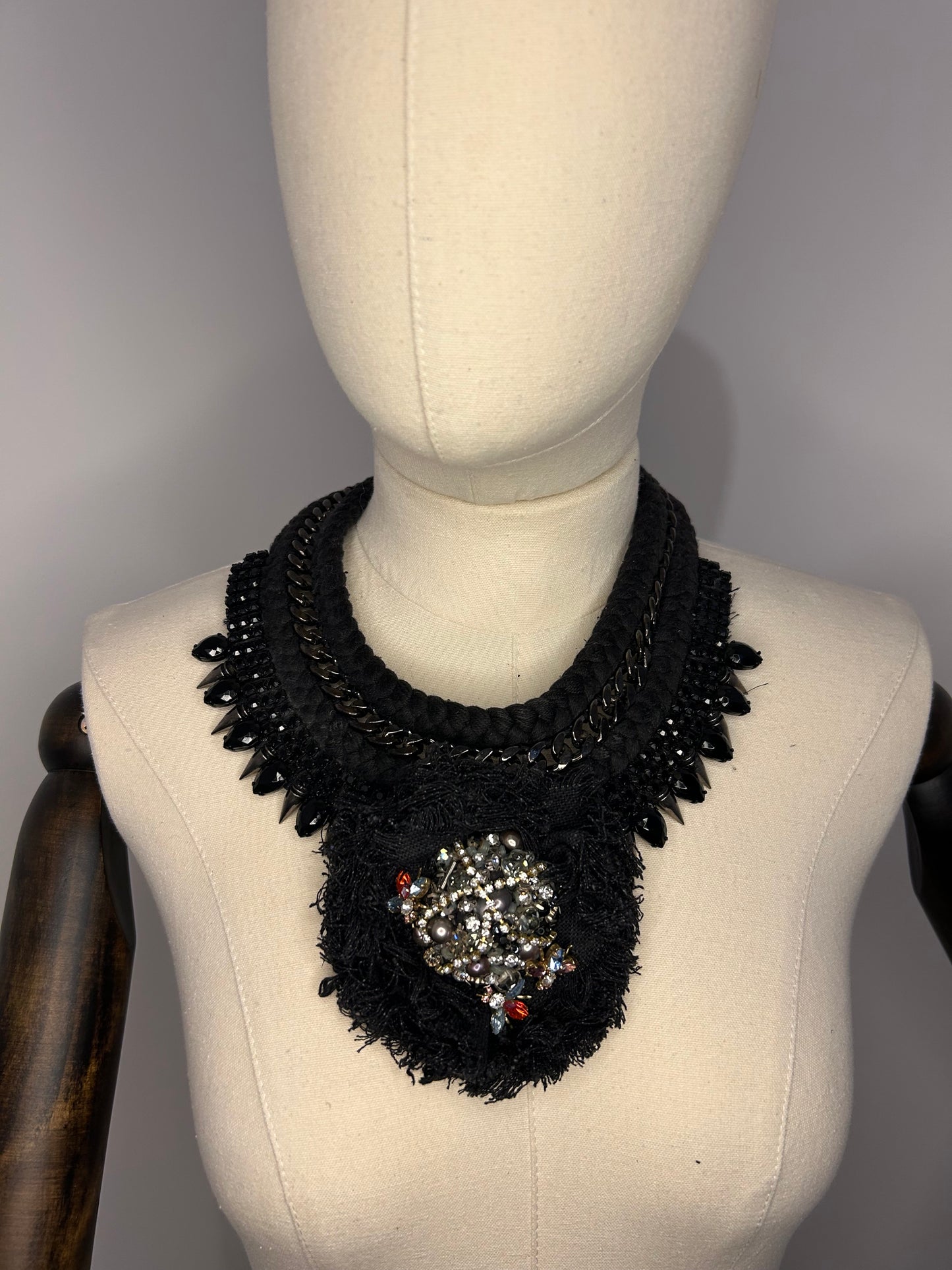 Black Handmade Necklace