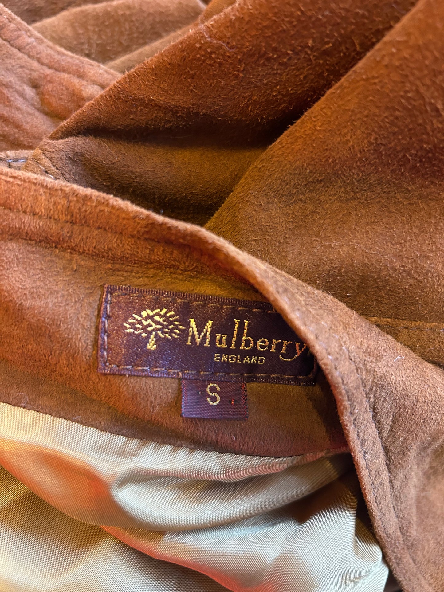 Mulberry Suede Skirt