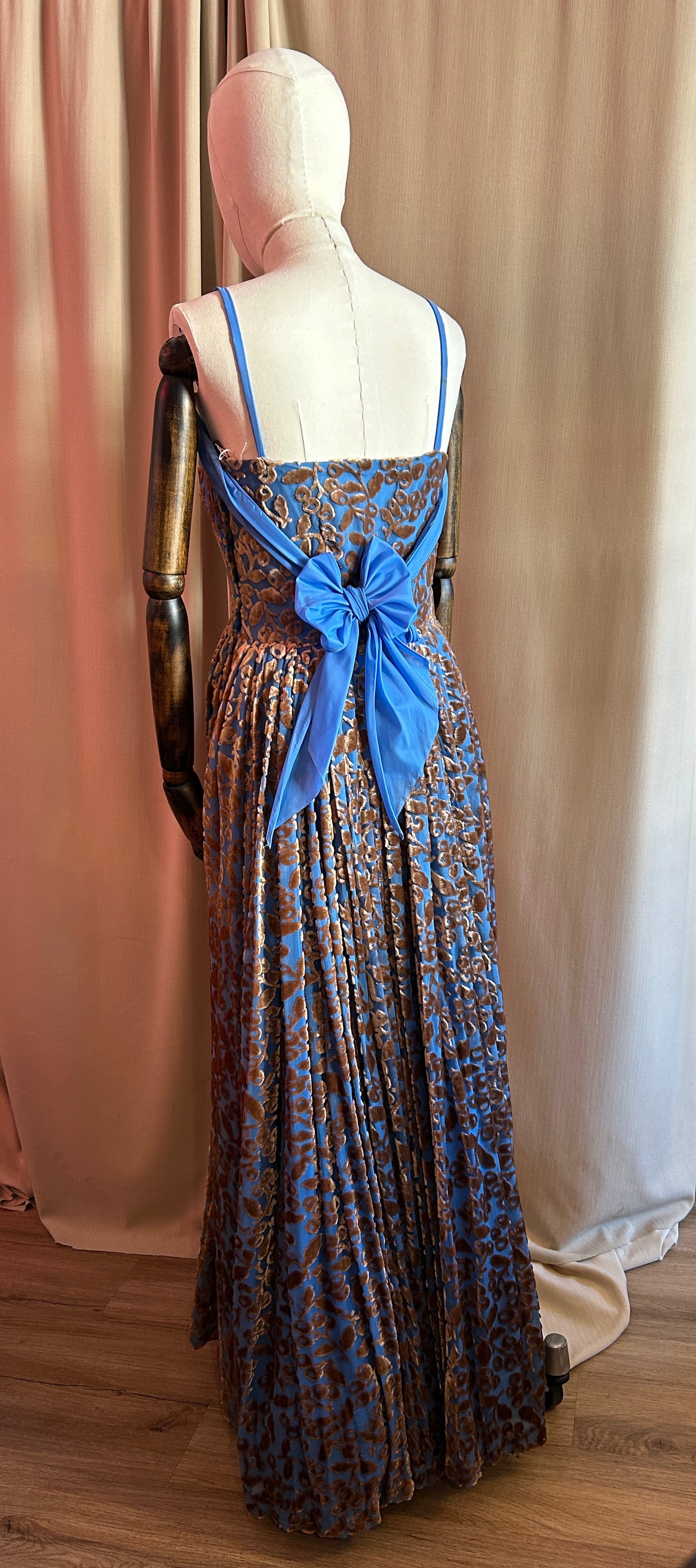 Devoré Velvet Gown