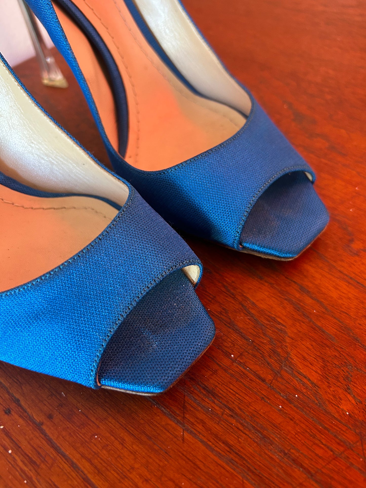 Dior by Raf Simons Electric Blue Heels