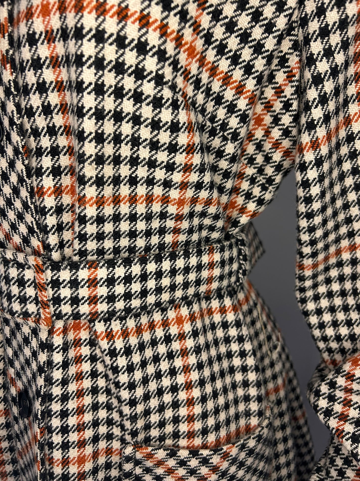 Wool Check Shacket