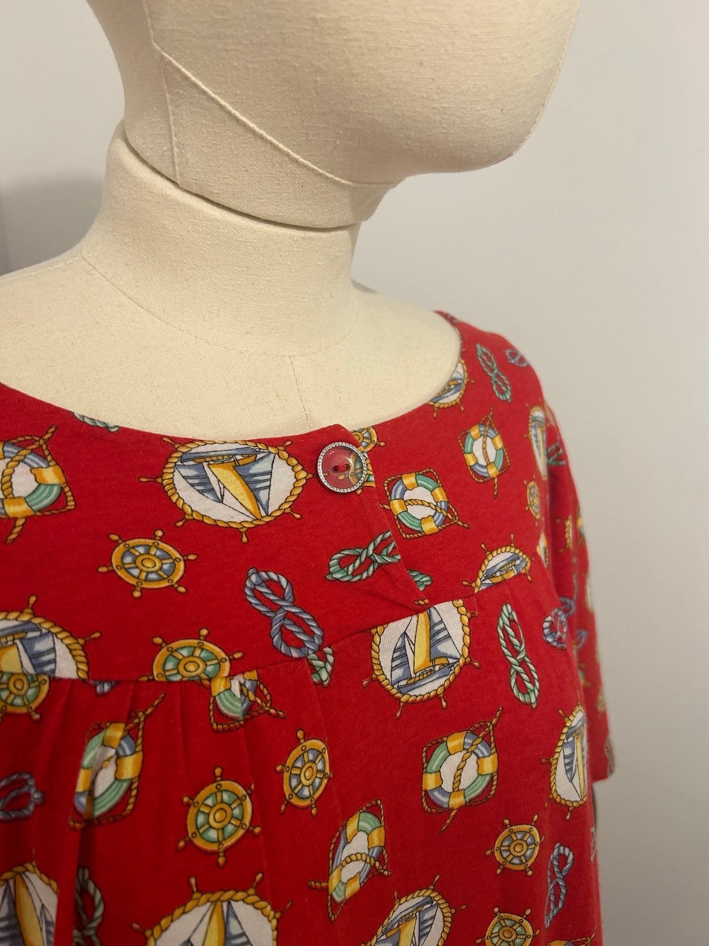 Nautical Smock Dress