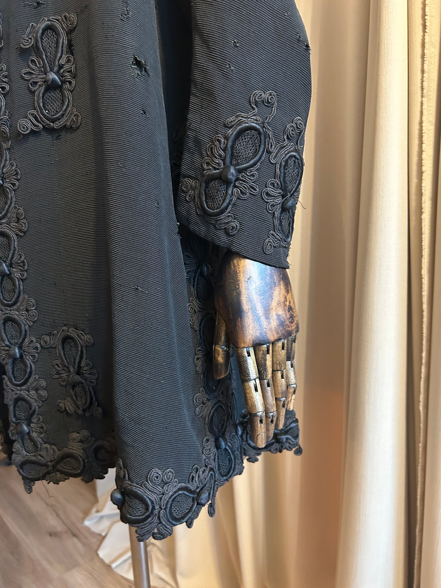 Victorian Embellished Mourning Jacket