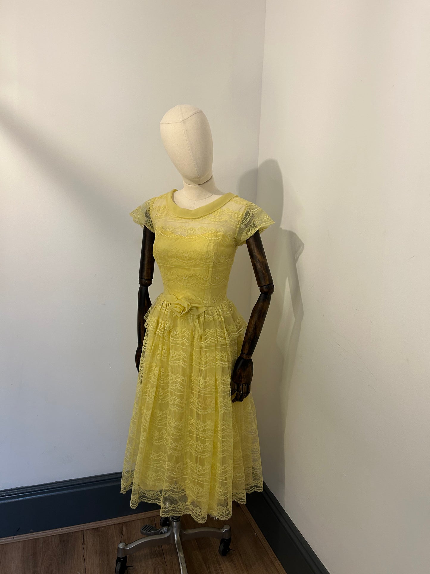 Yellow Lace Dress