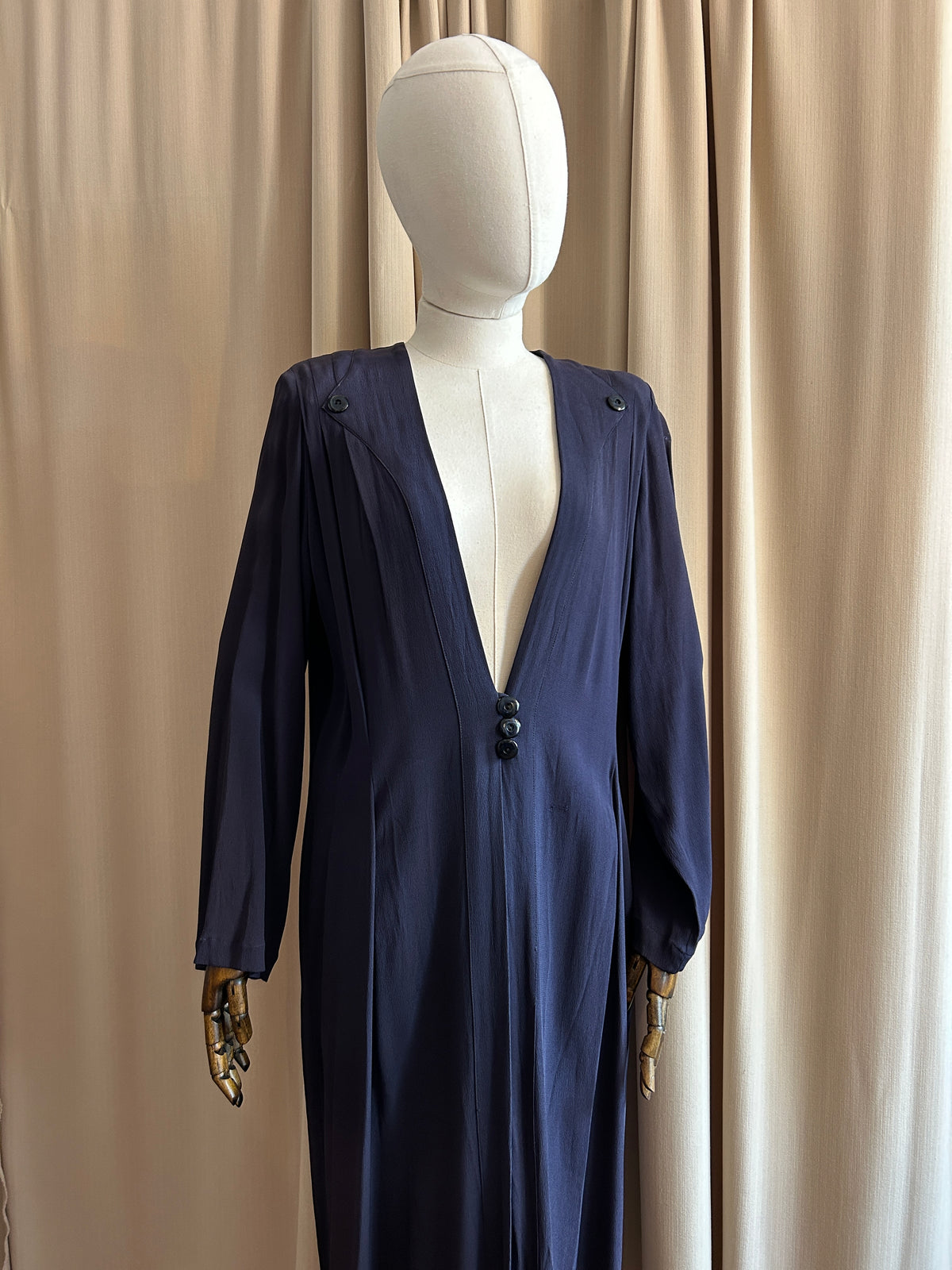 Midnight Crepe Jacket